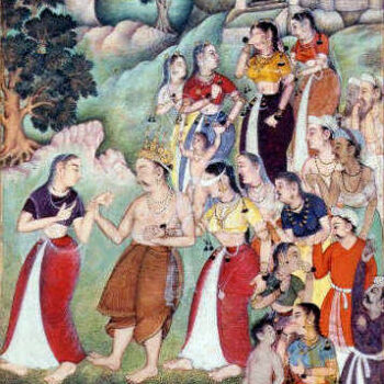 Tales from the Mahabharata: The king leaves for the forest