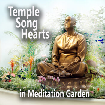 Temple-Song-Hearts no Jardim de Meditação